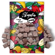 Liofilizowane kostki-mleko kokosowe z truskawką, 100g