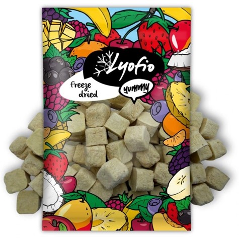 Liofilizowane kostki-mleko kokosowe z mango , 100g