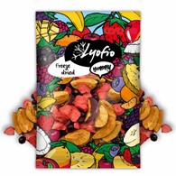 Liofilizowana mieszanka ogrodowa 3x30g (truskawka, czarna porzeczka , śliwka), 90g