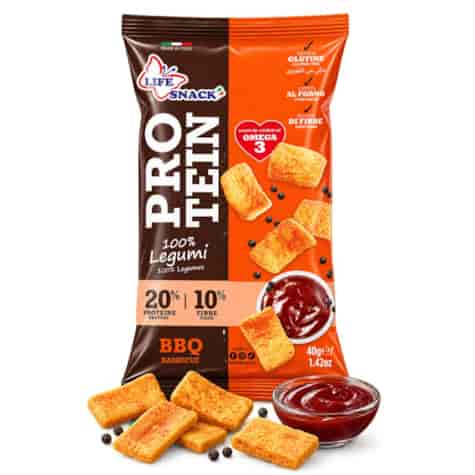 Przekąska proteinowa BBQ LIFE PROTEIN, 40g