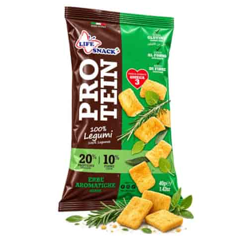 Przekąska proteinowa z ziołami LIFE PROTEIN, 40g