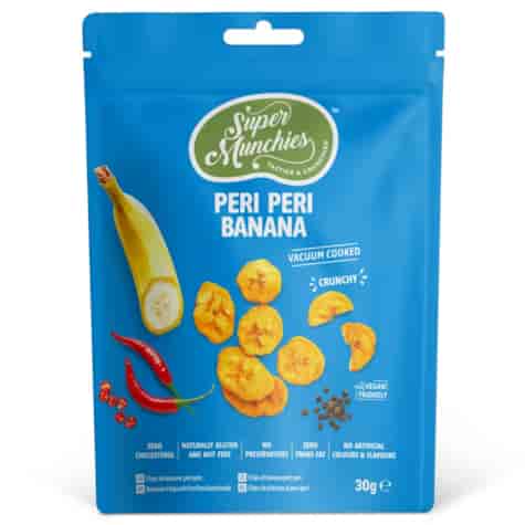Chipsy bananowe PERI PERI Super Munchies, 30g